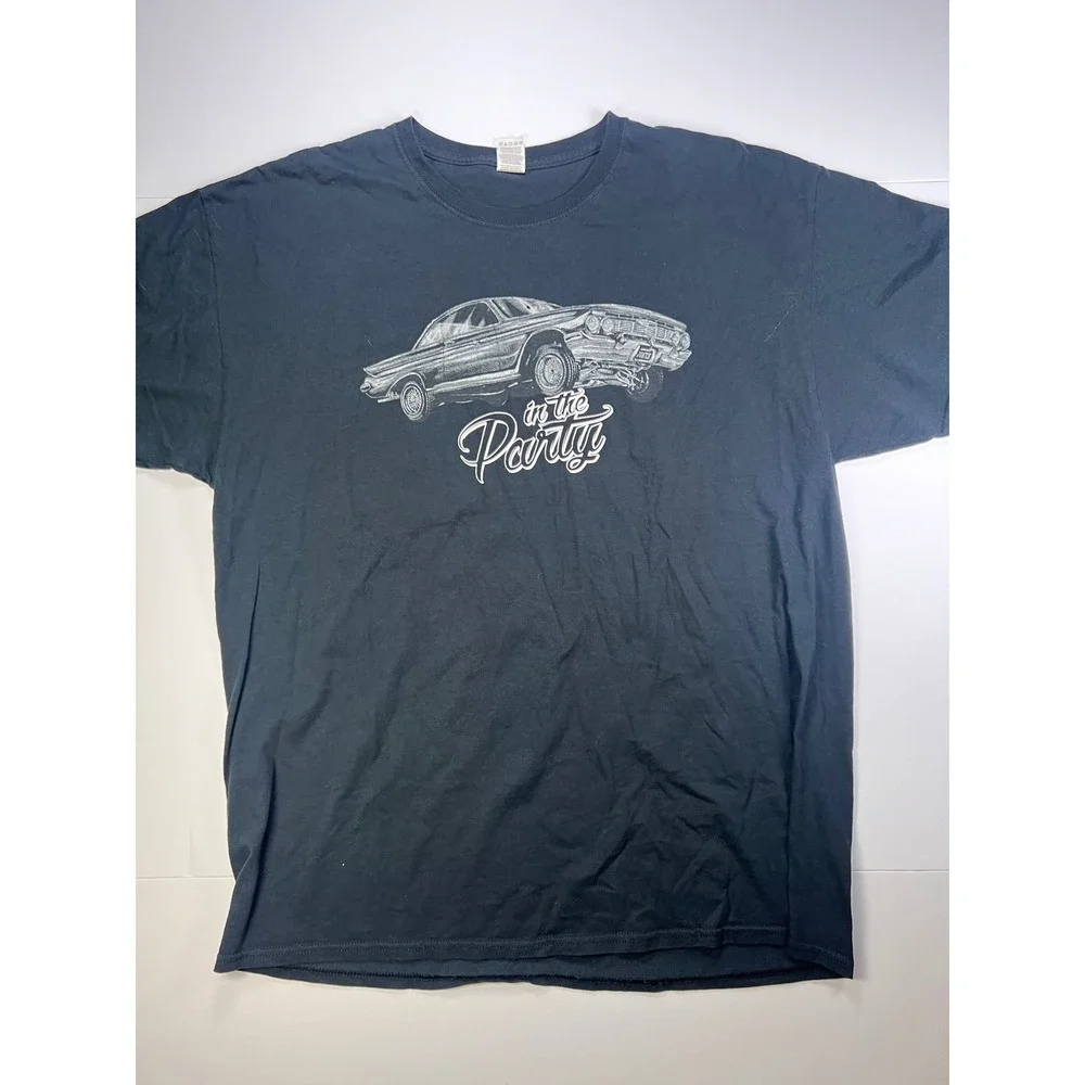 Fruit of the Loom Homeboys In The Party T Shirt Mens XL Black Lowrider Graphic‎